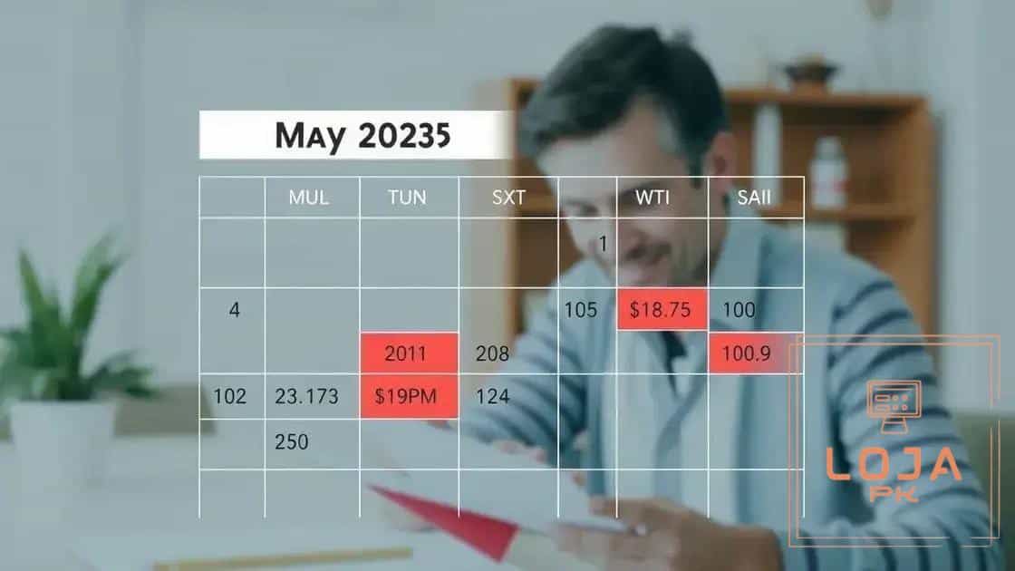 Key dates for May 2025 payments
