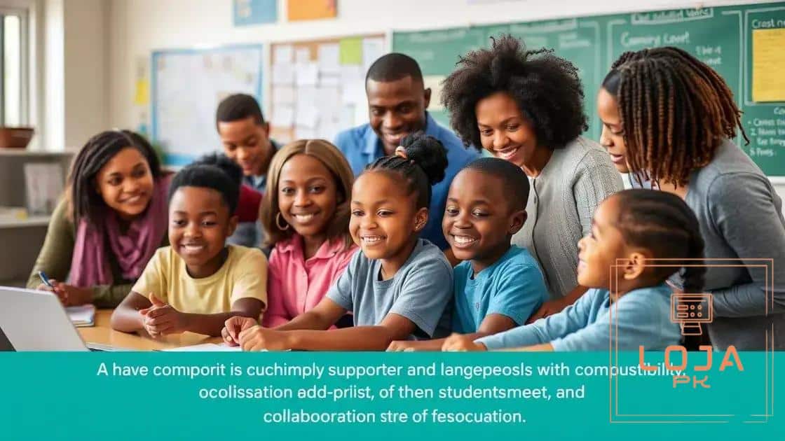 the role of community support in education