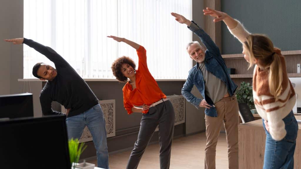 AI improving workplace wellness.